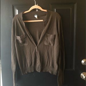 NWOT J Crew green cardigan